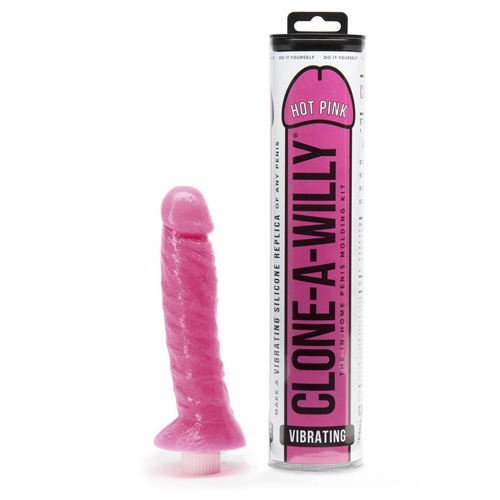 ド派手なピンクシリコン素材でディルドを自作！ CLONE-A-WILLY Hot Pink