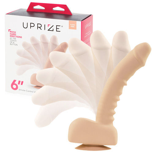 ワンクリックでフル勃起する電動ディルド UPRIZE アップライズ 6インチ