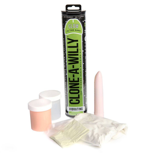 蛍光素材の自作ディルドができるキット CLONE-A-WILLY Glow in the Dark Green画像2