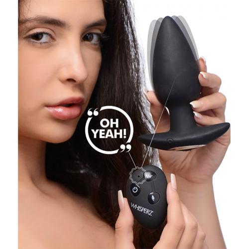 音声入力モードを搭載した電動アナルプラグ Voice Activated 10X Vibrating Butt Plug with Remote control