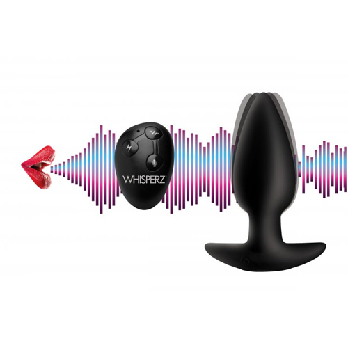 音声入力モードを搭載した電動アナルプラグ Voice Activated 10X Vibrating Butt Plug with Remote control画像6