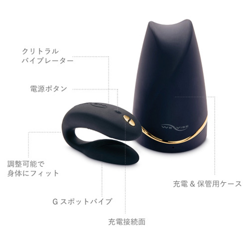 クリ吸引とカップルバイブのセット ウーマナイザー ティーズ+プリーズ womanizer tease＆please画像6