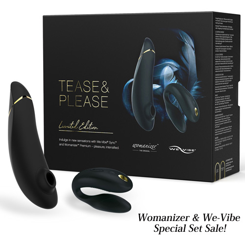 クリ吸引とカップルバイブのセット ウーマナイザー ティーズ+プリーズ womanizer tease＆please
