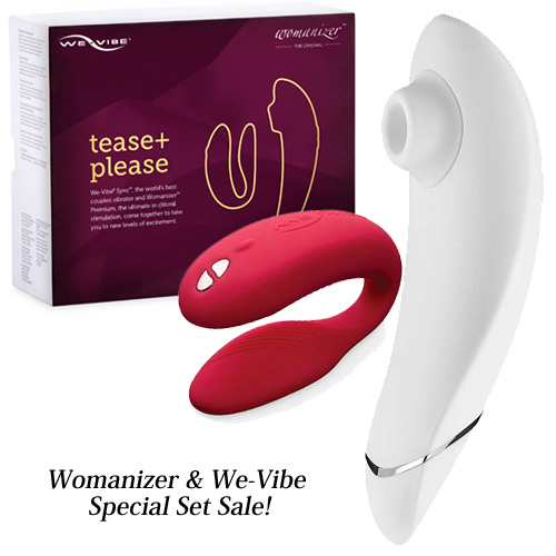 クリ吸引とカップルバイブのセット ウーマナイザー ティーズ+プリーズ womanizer tease＆please画像7