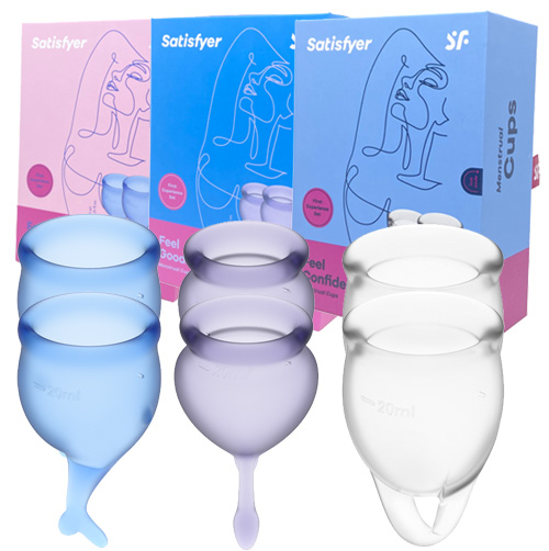 生理中の面倒を解消してくれるMenstruation cup (月経カップ) Satisfyer Feel 3タイプ