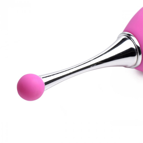 両端で異なる刺激を楽しめるバイブ Power Zinger Dual-Ended Silicone Vibrator画像4