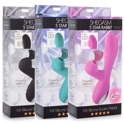 ノッキング刺激と吸引のダブルアクションがヤバイ! 5 Star Rabbit 10X Silicone Suction Rabbit画像6