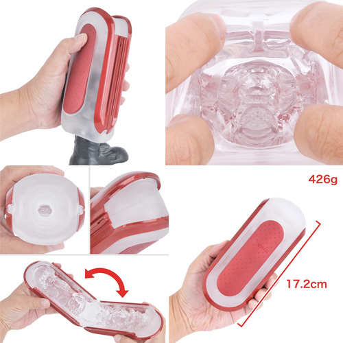 TENGA FLIP 0(ZERO) RED WARMER SET テンガ フリップ ゼロ レッド ウォーマー セット画像6