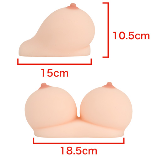 美乳 半球型 Gカップふわふわリアルおっぱい 1750g画像3