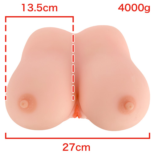ハイブリッド爆乳ちゃん 爆乳+Wホール+超強力ローター 4000g画像2