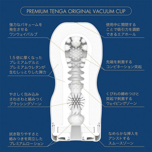 PREMIUM TENGA ORIGINAL VACUUM CUP プレミアム テンガ オリジナルバキューム カップ画像4