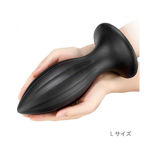 全長20cm 最大直径7.5cmの大型アナルプラグ コーンバットプラグ L画像5