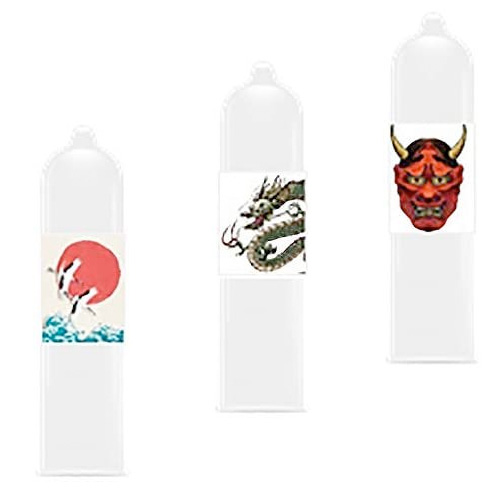オカモト デザインコンドーム 般若 龍 鶴