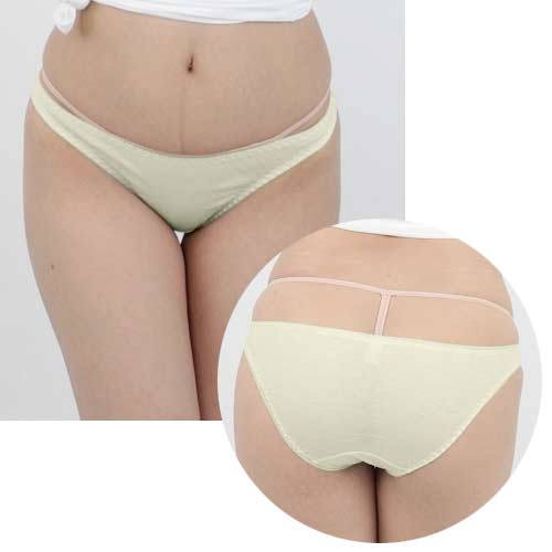 肌なじみの良いコットンシンプルフルバック 6色 Mサイズ Lサイズ画像6