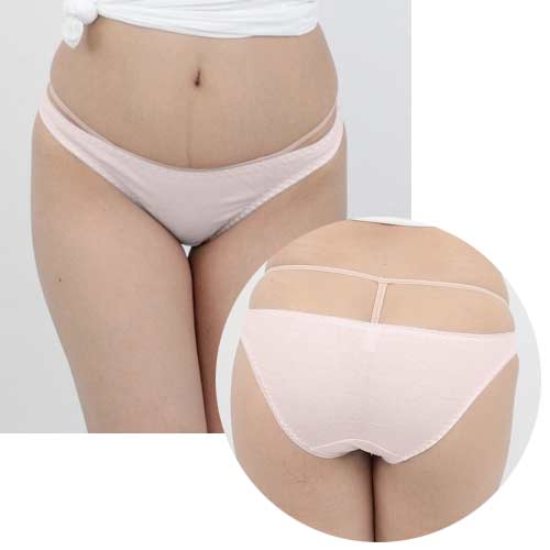 肌なじみの良いコットンシンプルフルバック 6色 Mサイズ Lサイズ画像3