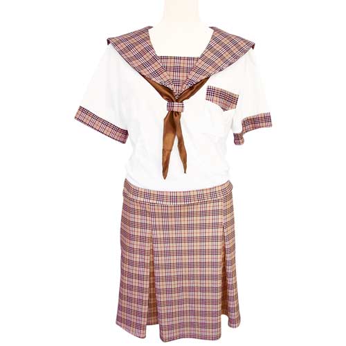 チェック柄制服パジャマ おとこの娘用画像4