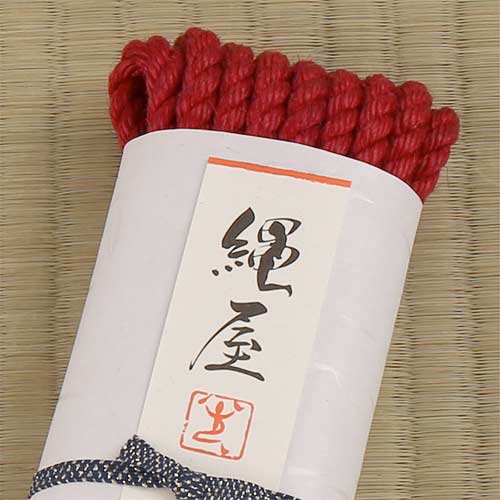 緊縛専用高級麻縄 赤 太縄画像2