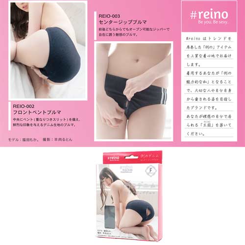 例のデニム センタージップブルマ画像6