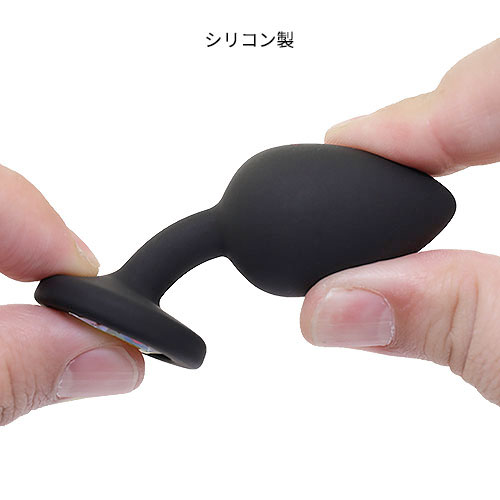 ジェムズ ジュエルド シリコーンアナルプラグ 3サイズ画像7