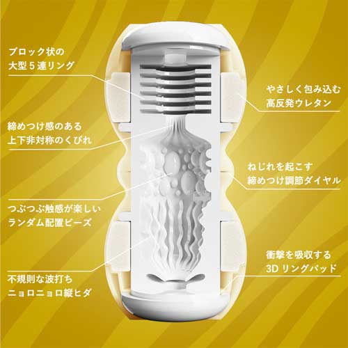 ENJOY TOYS MENS MAX SMART Gear メンズマックススマートギア ゴールド画像2
