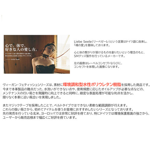 Liebe Seele リーべゼーレ 目隠し Vegan Fetish ヴィーガン フェティッシュ画像3