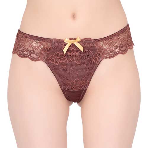 ビターチョコレート香るセクシーＴバックパンティ