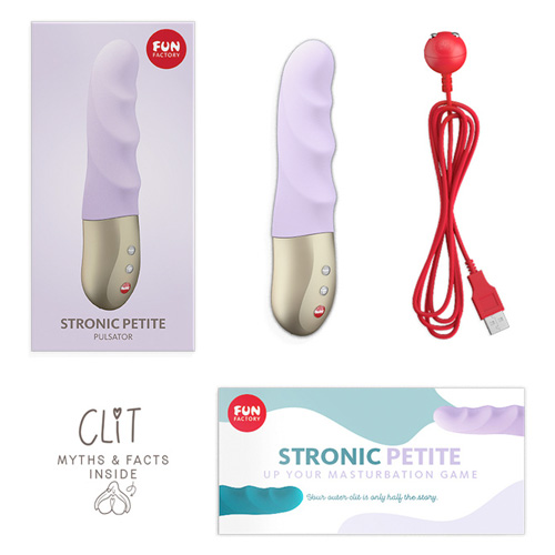Fun Factory STRONIC PETITE パステルライラック ディープシーブルー画像5
