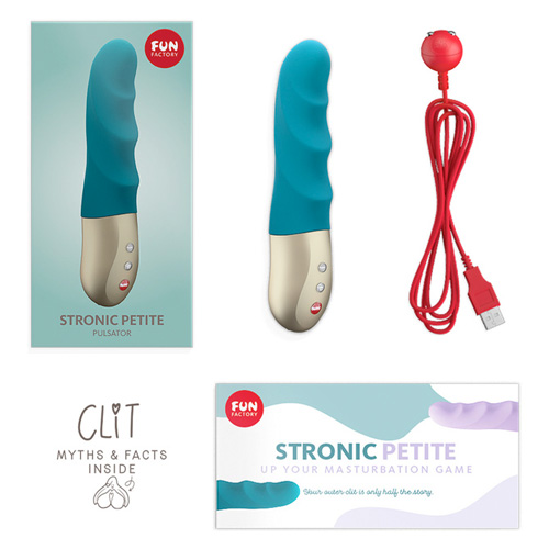 Fun Factory STRONIC PETITE パステルライラック ディープシーブルー画像6