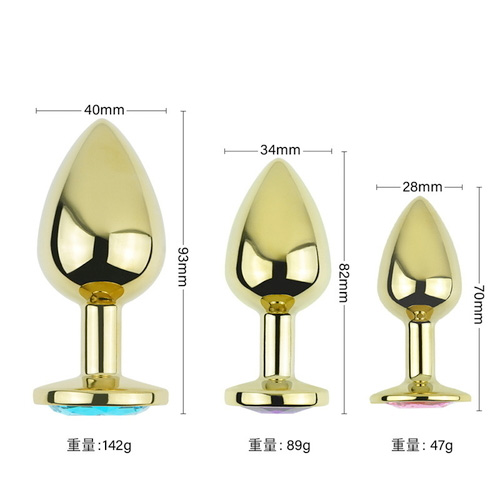 金ナル 豪華アナルコーン M パープル ピンク ホワイト画像5