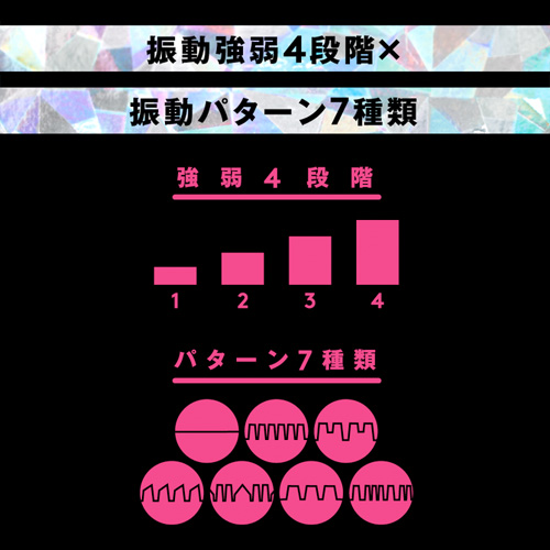 完全防水 超愛振動 DENMA 28 ブラック ピンク画像5