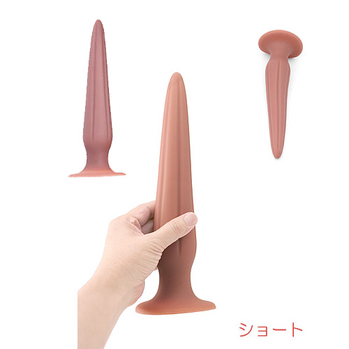 長さ30cm幅5.4cm ドラゴンリキッドシリコンプラグ ショート画像3