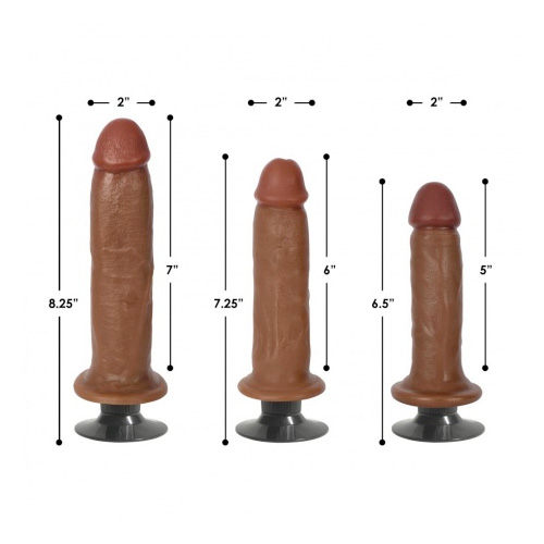 ジョックミディアムバイブレーションディルド 6inch 7inch 8inch画像5
