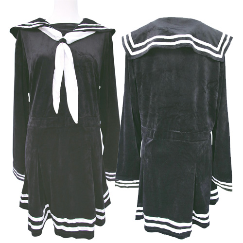 冬服セーラーパジャマ おとこの娘用画像2