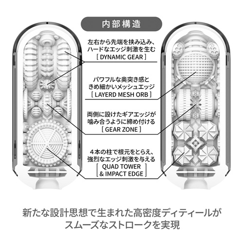 TENGA FLIP 0(ZERO)GRAVITY テンガ フリップゼロ グラビティ ブラック画像6