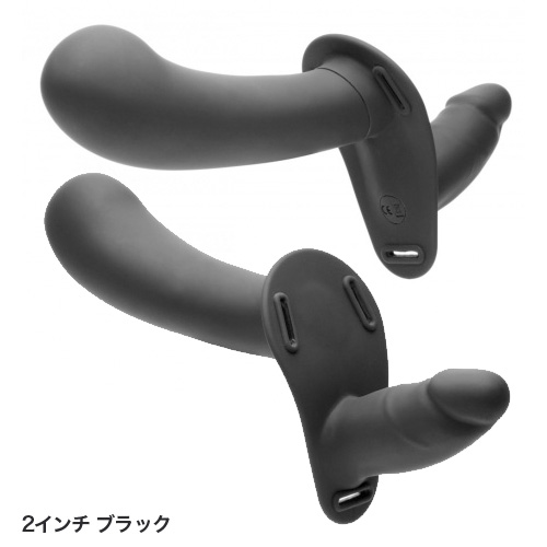 双頭ディルドリモコンバイブとハーネスセット 1.5インチ 2インチ画像4