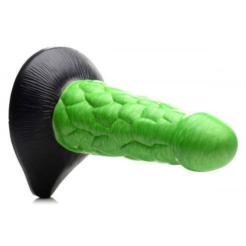 Radioactive Scaly Reptile Thick Silicone Dildo画像2
