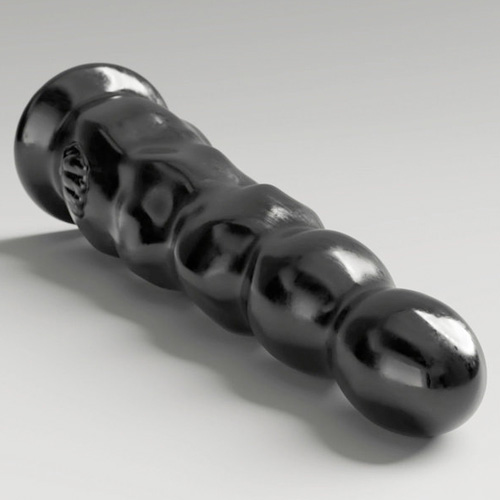 All Black Steroid Anal Dildo The Javelin 40.5×7.6cm画像4