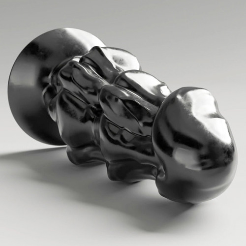 All Black Steroid Anal Dildo The Rally 30.5×9.6cm画像5