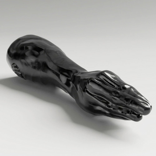 All Black Steroid Fisting Dildo Breaststroke 40×7.6cm画像4