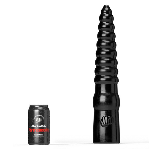 All Black Steroid Anal Dildo Home Run 40.5×7.3cm画像2