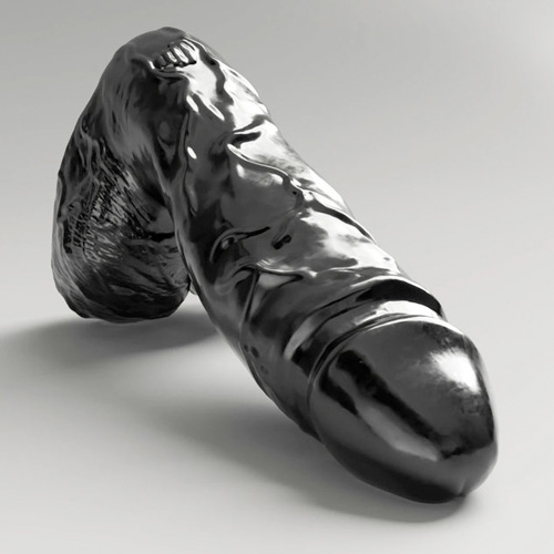 All Black Steroid Anal Dildo Bodybuilder 33×7cm画像5