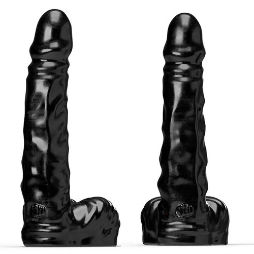 All Black Steroid Anal Dildo The Jock 27×5cm画像5