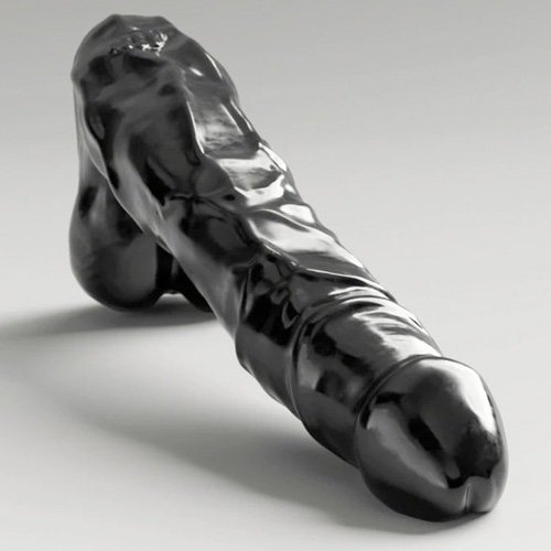 All Black Steroid Anal Dildo The Coach 30×5.7cm画像4