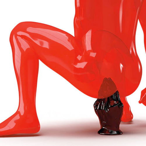 All Black Steroid Fisting Dildo Hail Mary 24×11.5cm画像3