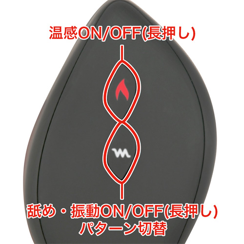 完全防水 幸福温感40℃ POKA-POKA CUNNI ROTOR＋ ポカポカクンニロータープラス画像5
