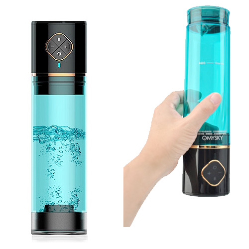 温水や冷水を充填できる電動ポンプ マイティーイーグル 電動ペニスポンプ