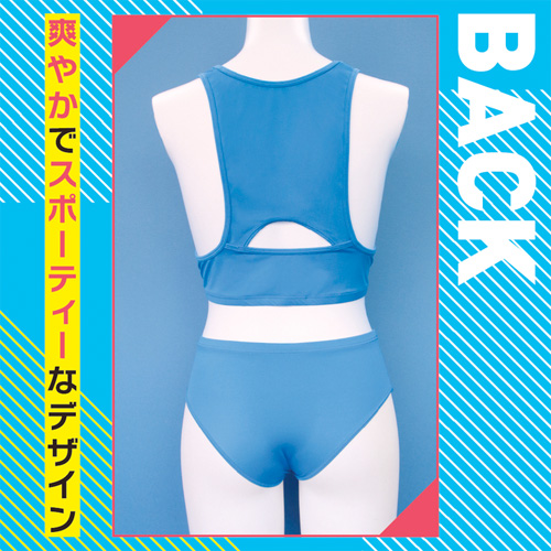 陸上部ユニフォーム おとこの娘 サックスブルー画像5