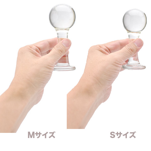 ラウンドグラスバットプラグ Lサイズ画像7