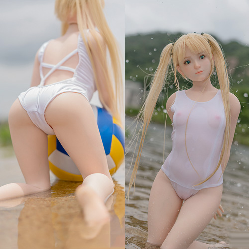 WAXDOLL 7kg ミニドール 85cm リアルメイク付き フルシリコン製ラブドール画像4