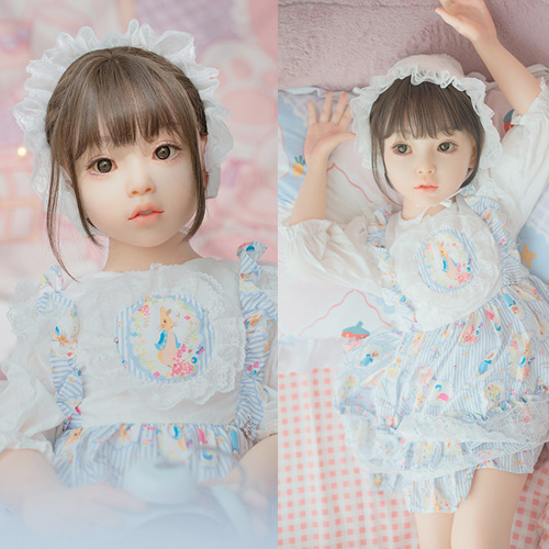 WAXDOLL 110cm バスト平 リアルメイク付き フルシリコン製ラブドール画像2